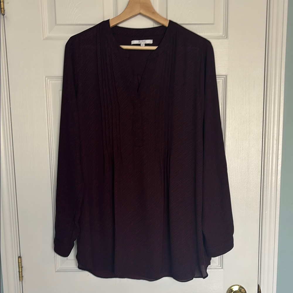 SUNG Alfred Sung roll tab sleeved blouse